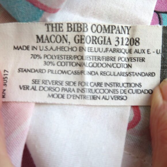 Vintage 1996 BIBB 1 Standard Pillowcase Tweety Sylvester Bugs Bunny Reversable - Picture 6 of 7